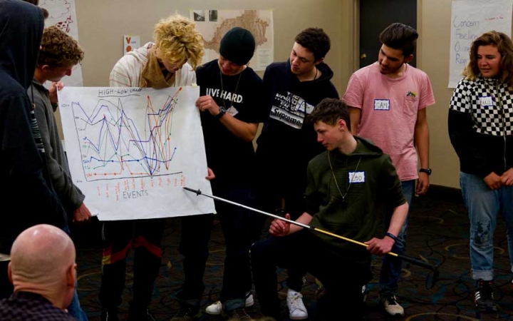 struggling teens family seminar after outdoor course
